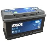 EXIDE Excell EB802 80Ah 700A autó akkumulátor jobb+  