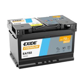 EXIDE Premium EA722 72Ah 720A autó akkumulátor jobb+  