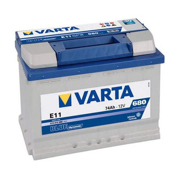 Varta Blue Dinamic 12V 74Ah 680A 574012 autó akkumulátor jobb+  