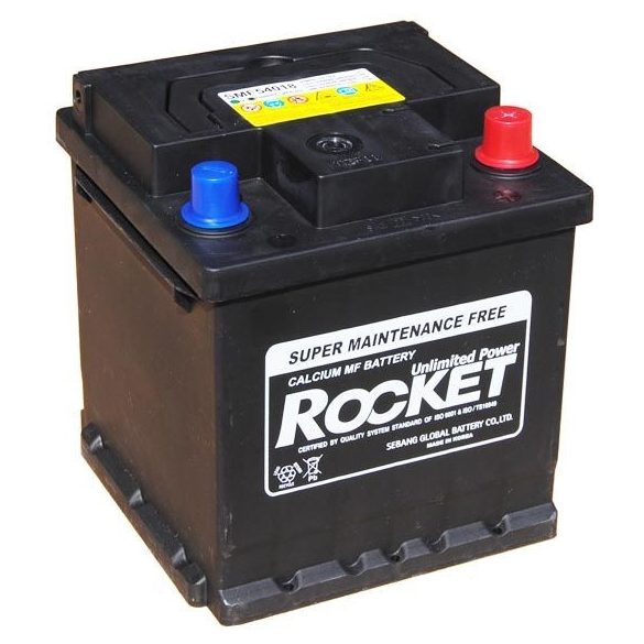 Rocket 54018 40Ah 350A autó akkumulátor jobb+  