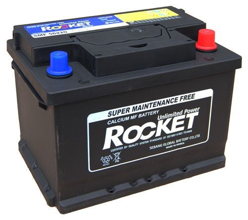 Rocket 56220 62Ah 540A autó akkumulátor jobb+  