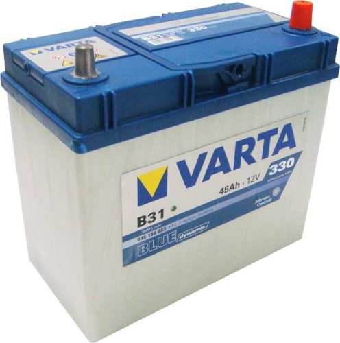 Varta Blue Dinamic 12V 45Ah 330A Asia 545155 autó akkumulátor jobb+  