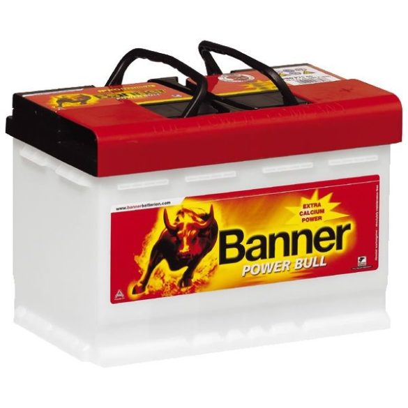 Banner Power Bull Professional 12V 77Ah 700A P7740 autó akkumulátor jobb+  