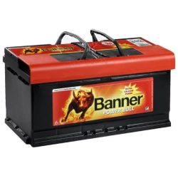   Banner Power Bull 12V 80Ah 700A P8014 autó akkumulátor jobb+ 