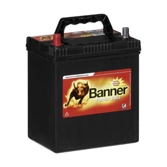 Banner Power Bull 12V 40Ah 330A P4027 autó akkumulátor ASIA bal+ 