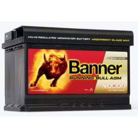   Banner Running Bull 12V 70Ah autó akkumulátor AGM 570 01 jobb+  