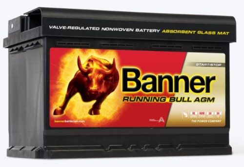 Banner Running Bull 12V 70Ah autó akkumulátor AGM 570 01 jobb+  