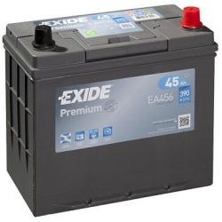 EXIDE Premium EA456 12V 45Ah autó akkumulátor ASIA jobb+