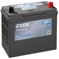 EXIDE Premium EA456 12V 45Ah autó akkumulátor ASIA jobb+