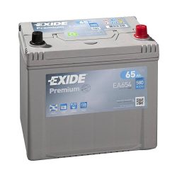 EXIDE Premium EA654 65Ah 580A autó akkumulátor ASIA JOBB+