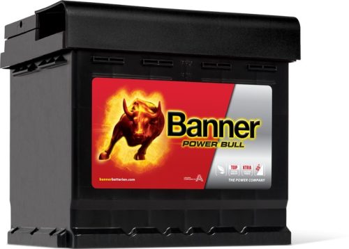 Banner Power Bull 12V 50Ah autó akkumulátor P5003 jobb+