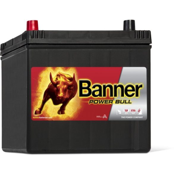 Banner Power Bull 12V 60Ah autó akkumulátor P6069 bal+ 