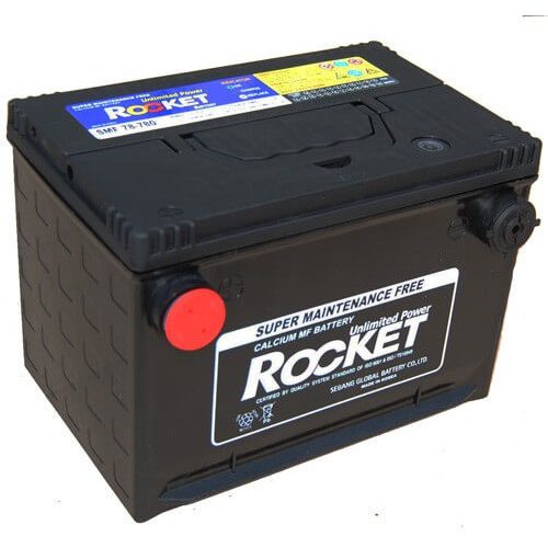 Rocket USA oldalcsavaros 74Ah 12V autó akkumulátor SMF 78-780  
