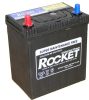 Rocket 40Ah 12V autó akkumulátor 42B19R ASIA vékonysaru bal+  