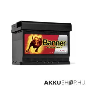   Banner Power Bull P6219 12V 62Ah 550A autó akkumulátor JOBB+