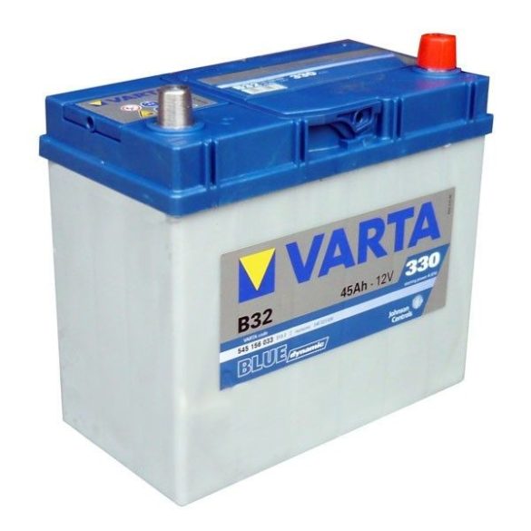 Varta Blue Dinamic 12V 45Ah 330A B32 Asia 545156 autó akkumulátor jobb+  
