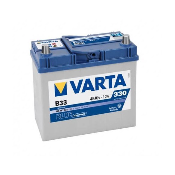 Varta Blue Dinamic 12V 45Ah 330A B33 Asia 545157 autó akkumulátor bal+  