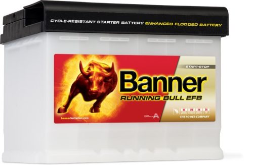 Banner Running Bull 12V 60Ah 560A 56011 autó akkumulátor JOBB+