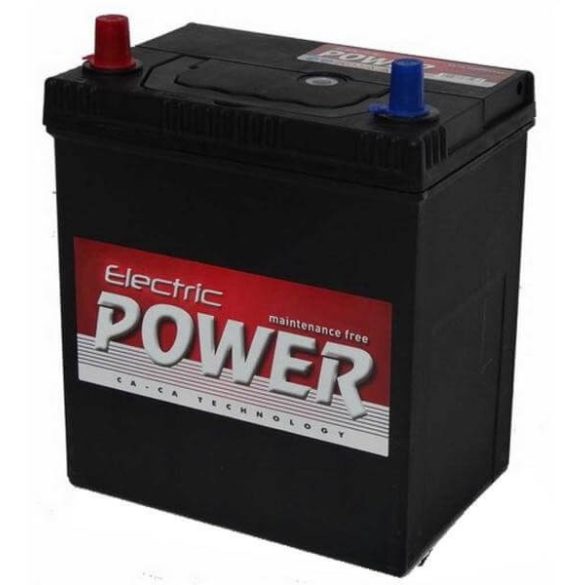Electric Power 12V 40Ah 300A ASIA BAL+ vékony autó akkumulátor  
