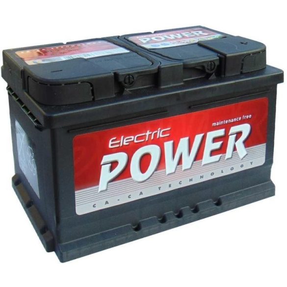 Electric Power 12V 72Ah 680A JOBB+ autó akkumulátor  