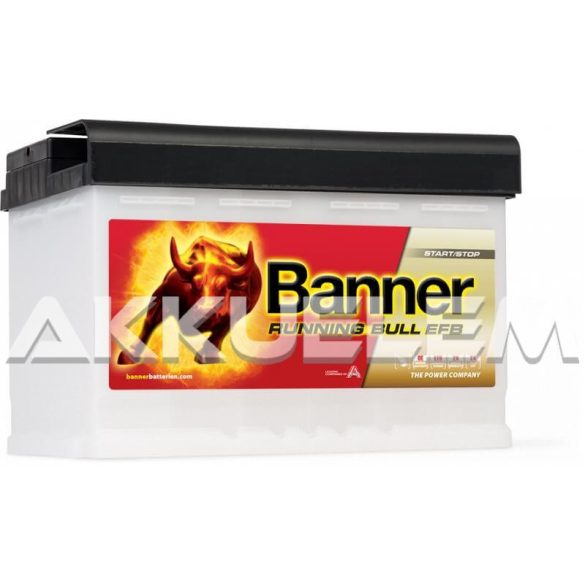 BANNER 57011 096EFBOE Running Bull EFB Autobatterie Batterie 12V 70Ah 660A