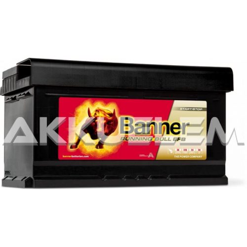 Banner Running Bull EFB 57512 12V 730A 75Ah autó akkumulátor JOBB+