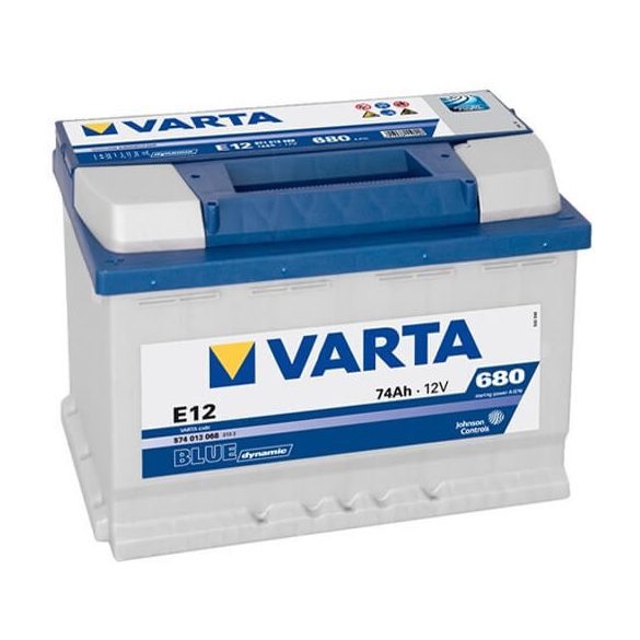 Varta Blue Dinamic 12V 74Ah 680A 574013 autó akkumulátor bal+  