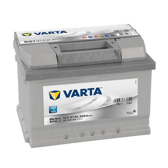 Varta Silver Dinamic 12V 61Ah 600A 561400 autó akkumulátor jobb+  