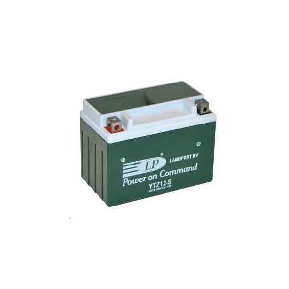 Landport 12V 11Ah 210A YTZ12S motorkerékpár akkumulátor 15088110mm bal+ GyZ