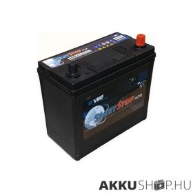   VMF 12V 45Ah 350A 545350 AGM START-STOP autó akkumulátor JOBB+
