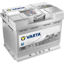   VARTA 12V 60Ah 680A D52 Silver AGM Dynamic akkumulátor 560901 start-stop