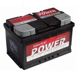 Electric Power 12V 75Ah 680A autó akkumulátor JOBB+