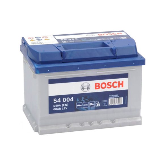 Bosch S4 12V 60Ah 540A autó akku JOBB+