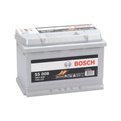 Bosch S5 12V 77Ah 780A autó akku JOBB+ 278175190MM