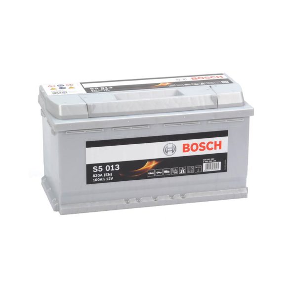 Bosch S5 12V 100Ah 830A autó akku JOBB+