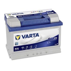   VARTA 12V EFB 70Ah 570500 START-STOP N70 autó akkumulátor JOBB+